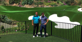 MARK WAHLBERG HAS PRACTICE FACILITY INSTALLED IN BACKYARD